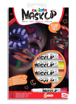 Carioca Mask Up NEON 6 Renk Yüz Boyası