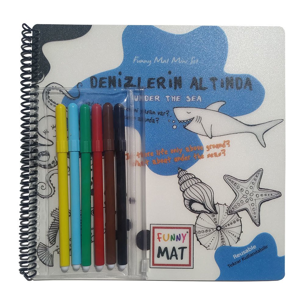 Akademi Çocuk Funny Mini Set Denizlerin Altında Kalemli