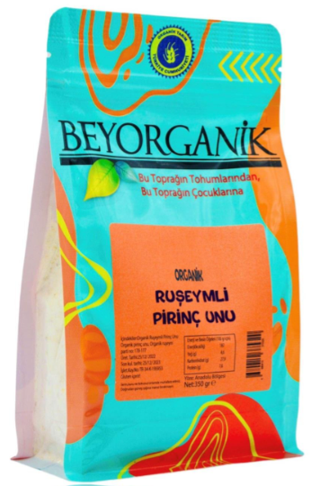 Beyorganik Organik Pirinç Unu-Ruşeymli-350gr