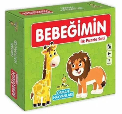 Mucit Karınca Bebeğimin İlk Puzzle Seti Orman Hayvanları