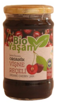 Bioyaşam Organik Vişne Reçeli 360 Gr