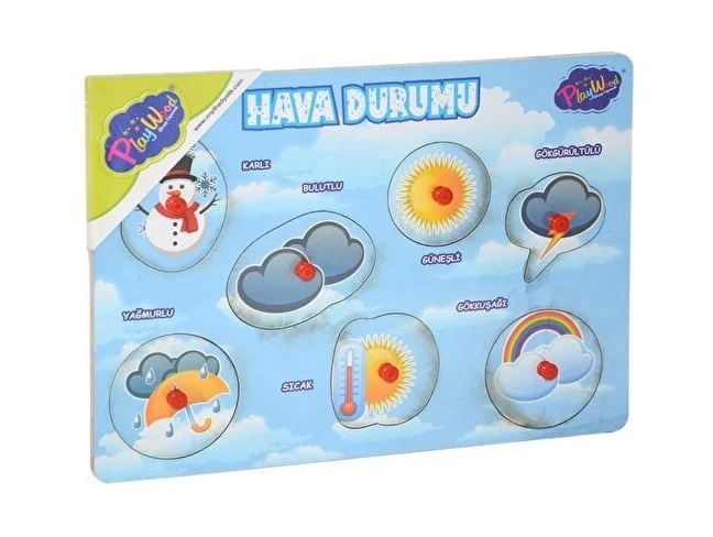 Ahşap Tutmalı Hava Durumu Puzzle