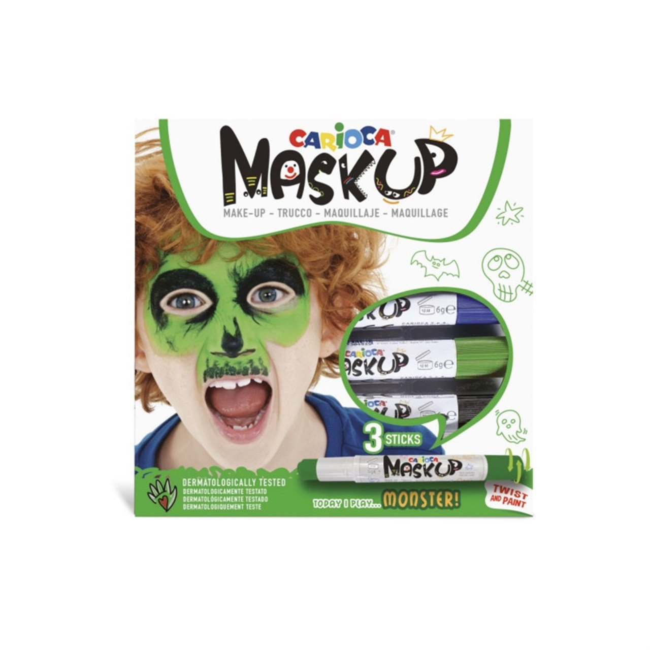 Mask Up Yüz Boyası - Canavarlar (3 Renk)