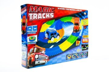Magic Tracks Hareketli Raylar 384 Parça (2 Araba)