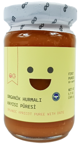 Og Natural Organik Hurmalı Kayısı Püresi 105 G.