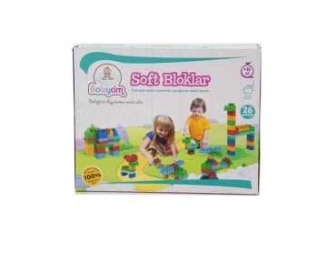 Babycim Soft Block Seti 26 Parça