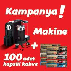Espressomm® Latte Kapsül Kahve Makinesi (siyah) - Kampanyalı !