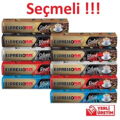 Espressomm® Seçmeli Karışık Kapsül Kahve (100 Adet) - Nespresso® Uyumlu*