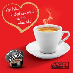 Espressomm® Black Kapsül Kahve (10 Adet) - Tchibo Cafissimo® Uyumlu*