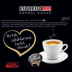 Espressomm® Black Kapsül Kahve (50 Adet) -Tchibo Cafissimo® Uyumlu*