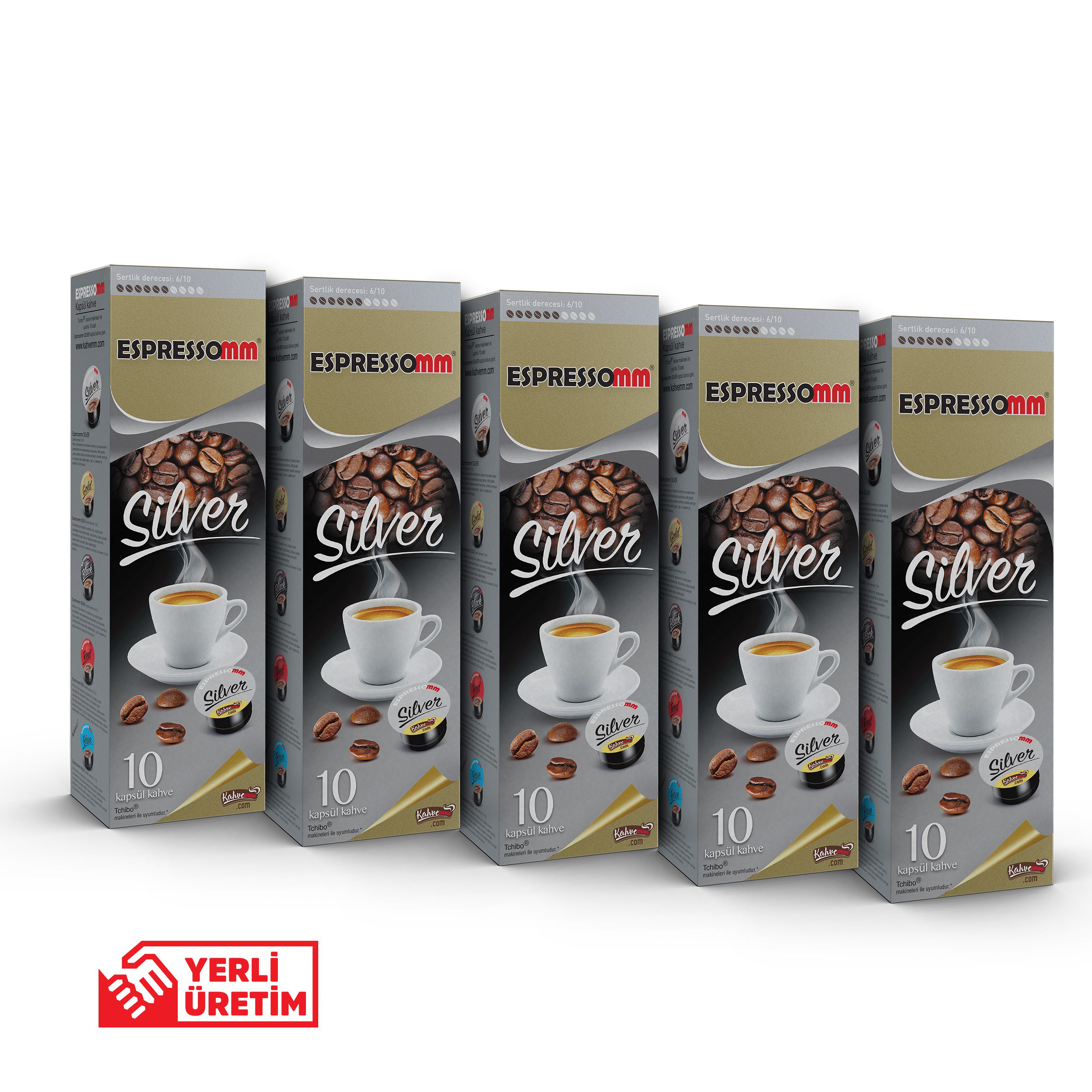 Espressomm® Silver Kapsül Kahve (50 Adet) - Tchibo Cafissimo® Uyumlu*