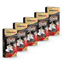 Espressomm® Premium Black Alüminyum Kapsül Kahve (50 Adet) - Nespresso® Uyumlu*