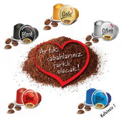 Espressomm® Premium Seçmeli Karışık Alüminyum Kapsül Kahve (100 Adet) - Nespresso® Uyumlu*