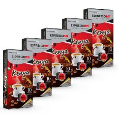 Espressomm® Single Origin Kenya Alüminyum Kapsül Kahve (50 Adet) - Nespresso® Uyumlu*