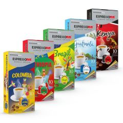 Espressomm® Karışık Alüminyum Kapsül Kahve (100 Adet) - Nespresso® Uyumlu*