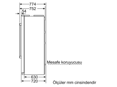 Siemens KA90GAI20N A+ Gardırop Tipi No-Frost Buzdolab