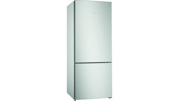 KG76NVIE0N, iQ300 Alttan Donduruculu Buzdolabı 186 x 75 cm Kolay temizlenebilir Inox