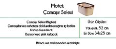 Motek Çamaşır Selesi çamaşır taşıma selesi 3 Renk Seçeneği