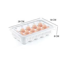Geseus Yumurta Saklama Kabı Kapaklı 15'li Streil Yumurta Organizeri