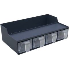 Geseus Organizer Baharatlık Düzenleyici Dört Gözlü Ölçü Kaşıklı