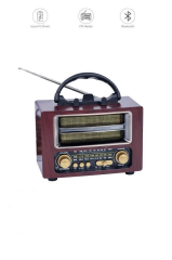 Geseus Torina Nostajik Radyo Müzik Kutusu Bluetooth Hoparlör