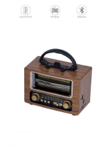 Geseus Torina Nostajik Radyo Müzik Kutusu Bluetooth Hoparlör