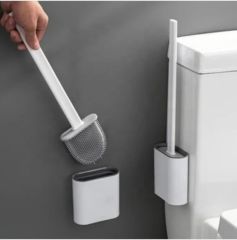 Akıllı Teknolojik Antibakteriyel Sensörlü Çöp Kovası 20 Litre + Duvara Asılabilir Beyaz Silikon Klozet Fırçası