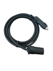 Araç Çakmaklık Uzatma Kablosu 12-24 Volt 16 Amper 2 X1,5mm TTR Bakır 2 Mt-Siyah