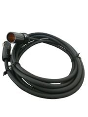 Araç Çakmak Uzatma Kablosu 12-24 Volt 16 Amper 2 X1,5mm TTR Bakır 3 Mt-Siyah