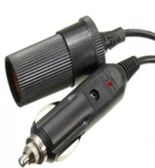 Araç Çakmak Uzatma Kablosu 12-24 Volt 16 Amper 2 X1,5mm TTR Bakır 5 Mt-Siyah