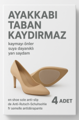 Ayakkabı Taban Kaydırmaz Bant Kaymayı Önler Suya Dayanıklıdır Şeffaf 4 Ad