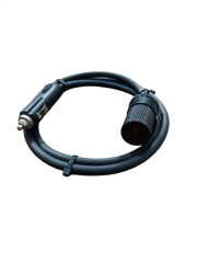 Araç Çakmaklık Uzatma Kablosu 12-24 Volt 16 Amper 2 X1,5mm TTR Bakır 1 Mt-Siyah