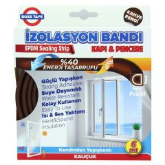 Geseus Epdm Pencere İzalasyon Bantı İzalasyon Fitili 9mmx6 Mt