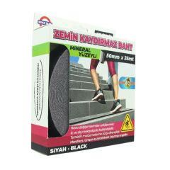 Geseus Boss  Siyah Merdiven Kaydırmaz 50mmx25mt Bant