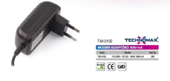 Technomax 12 Volt 1 Amper Çokamaçlı Adaptör, Güçkaynağı-TM2102