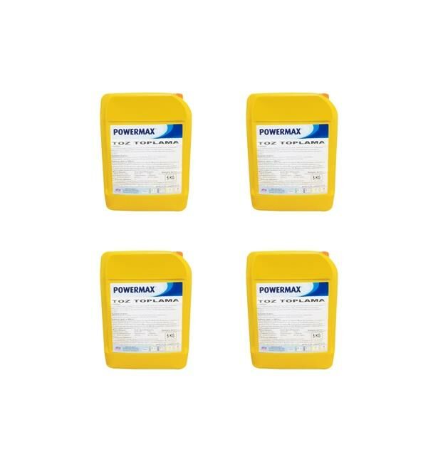 Powermax Statik Toz Toplama Maddesi Toz Toplama Deterjanı 4x5 KG1 Koli