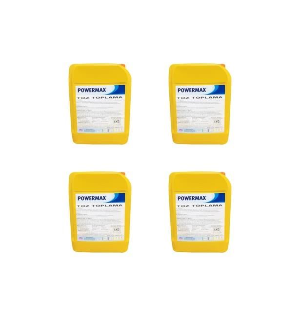 Powermax Statik Toz Toplama Maddesi Toz Toplama Deterjanı 4x5 KG1 Koli