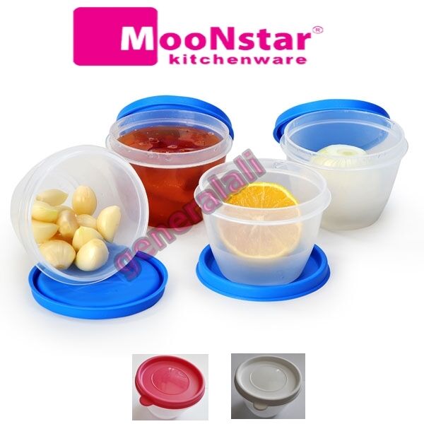 Moonstar Mıcro Gıda Saklama Kabı 4x175 ML MIC-410