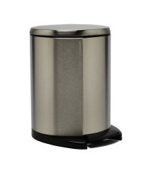 Primanova Cigo Pedallı Paslanmaz Çelik Çöp Kovası 6 Litre