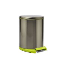 Primanova Cigo Pedallı Paslanmaz Çelik Çöp Kovası 6 Litre