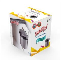 Geseus Mutfak Dolap İçi Askılı Geçmeli Pratik Kapak Çöp Kovası 5,5 LT-SF007