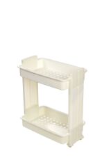 Motek Çok Amaçlı Tekerlekli Banyo Rafı Mutfak Rafı Organizer MR02