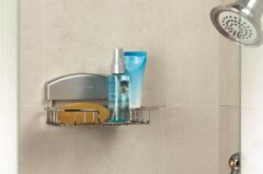 Storit Soap Paslanmaz Çelik Banyo Rafı Şampuanlık, Sabunluk