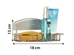 Storit Soap Paslanmaz Çelik Banyo Rafı Şampuanlık, Sabunluk