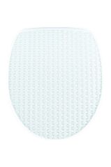 Çelik Ayna Hasır Desenli Kırılmaz Klozet Kapağı-710