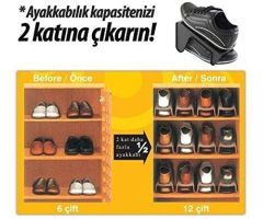 Tekli Ayakkabı Rampası Ayakkabı Düzenleyici 10Adet-DÜZ57