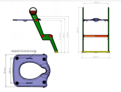 Çocuk Adaptörlü Klozet Kapağı Moonstar Tuvalet Eğitici Alıştırıcı