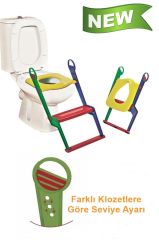 Çocuk Adaptörlü Klozet Kapağı Moonstar Tuvalet Eğitici Alıştırıcı