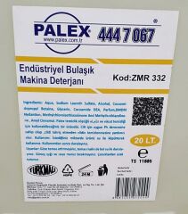 Palex Endüstriyel Bulaşık Makine Deterjanı 20 KG ZMR-332