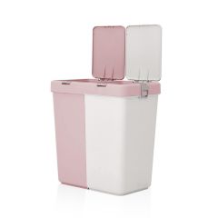 Geseus Motek Ikili Kirli Çamaşır Sepeti Ve Çamaşır Selesi Ikili Set Çeyiz Seti Pembe+Pudra